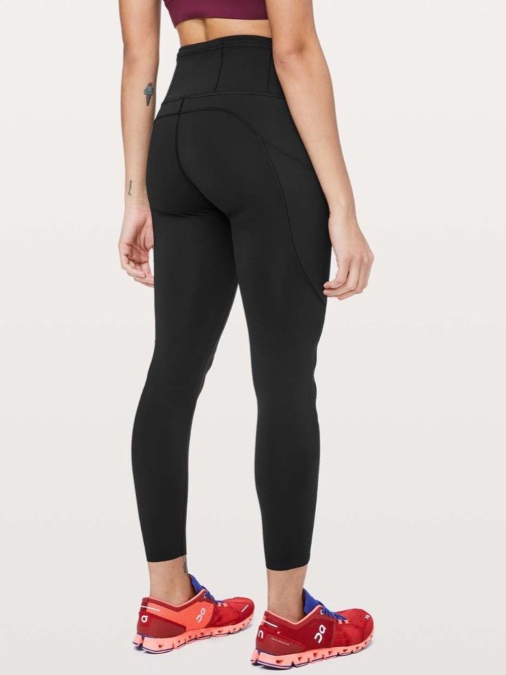 Lululemon Fast and Free 7/8 Tight II Non-Reflective Nulux 25”